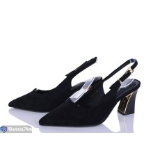 Туфлі жіночі на літо (6 пар р.36-40) чорний  "LOREDANA"