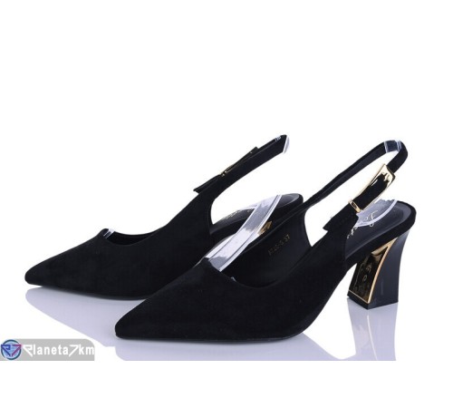 Туфлі жіночі на літо (6 пар р.36-40) чорний  "LOREDANA"