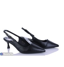 Туфлі жіночі на літо (6 пар р.36-40) чорний  "LOREDANA"