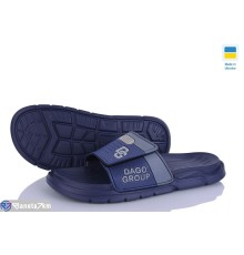Шлепки чоловічі на літо (8 пар р.41-45) синій  "LEO"