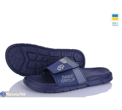 Шлепки чоловічі на літо (8 пар р.41-45) синій  "LEO"