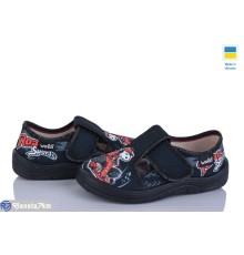 Тапки дитячі на весну/осінь (7 пар р.24-30) чорний  "FLORIK"