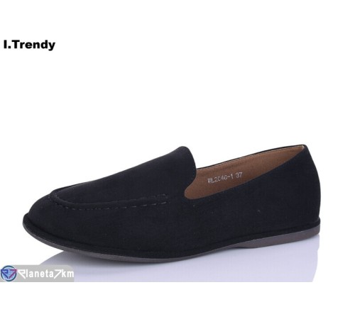 Туфлі жіночі на весну/осінь (8 пар р.36-41) чорний  "Trendy"