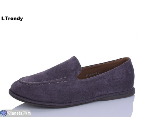 Туфлі жіночі на весну/осінь (8 пар р.36-41) сірий  "Trendy"