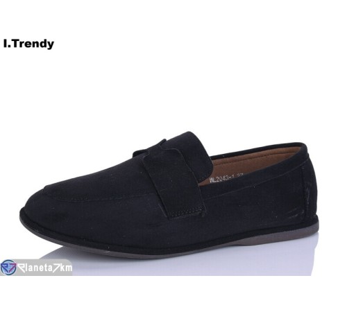 Туфлі жіночі на весну/осінь (8 пар р.36-41) чорний  "Trendy"