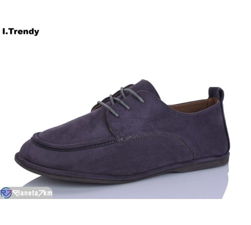 Туфлі жіночі на весну/осінь (8 пар р.36-41) сірий  "Trendy"