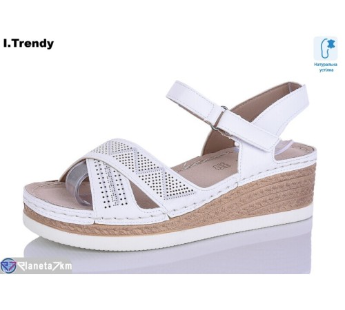 Босоніжки жіночі на літо (8 пар р.36-41) білий  "Trendy"