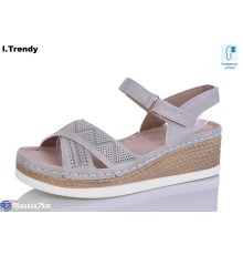 Босоніжки жіночі на літо (8 пар р.36-41) бежевий  "Trendy"