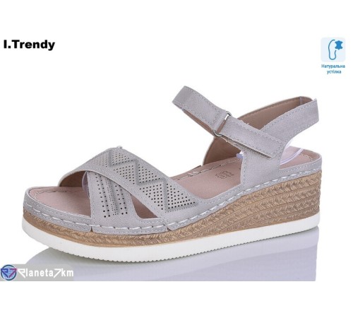 Босоніжки жіночі на літо (8 пар р.36-41) бежевий  "Trendy"