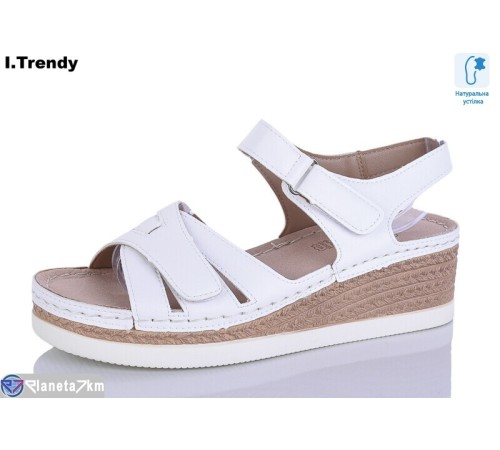 Босоніжки жіночі на літо (8 пар р.36-41) білий  "Trendy"