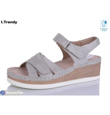 Босоніжки жіночі на літо (8 пар р.36-41) бежевий  "Trendy"