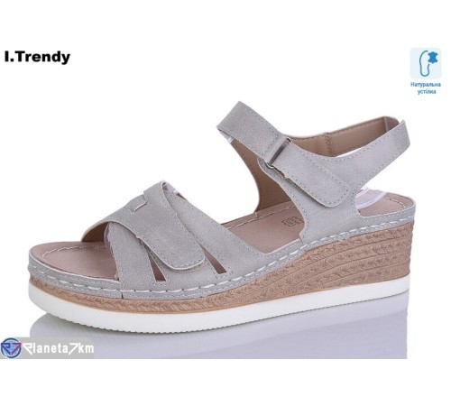 Босоніжки жіночі на літо (8 пар р.36-41) бежевий  "Trendy"