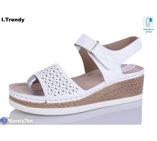 Босоніжки жіночі на літо (8 пар р.36-41) білий  "Trendy"