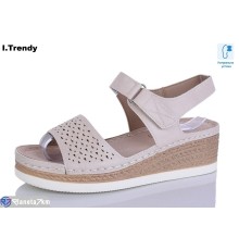 Босоніжки жіночі на літо (8 пар р.36-41) бежевий  "Trendy"