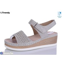 Босоніжки жіночі на літо (8 пар р.36-41) бежевий  "Trendy"