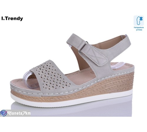 Босоніжки жіночі на літо (8 пар р.36-41) бежевий  "Trendy"