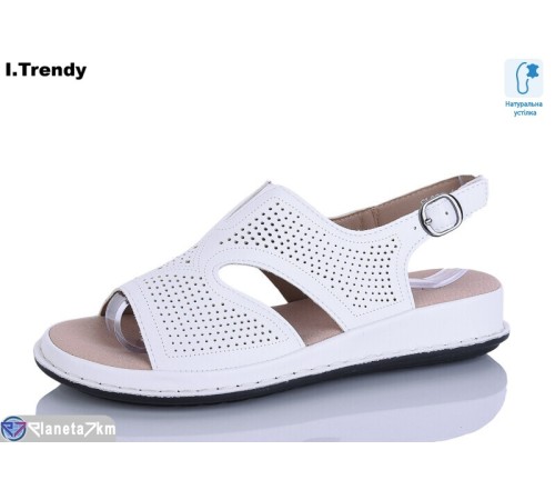 Босоніжки жіночі на літо (8 пар р.36-41) білий  "Trendy"