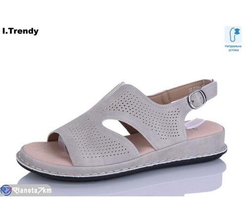 Босоніжки жіночі на літо (8 пар р.36-41) бежевий  "Trendy"