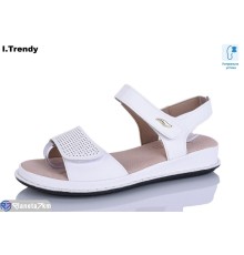 Босоніжки жіночі на літо (8 пар р.36-41) білий  "Trendy"