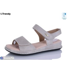 Босоніжки жіночі на літо (8 пар р.36-41) бежевий  "Trendy"