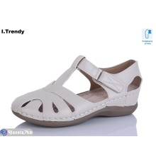 Босоніжки жіночі на літо (8 пар р.36-41) бежевий  "Trendy"