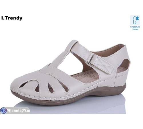 Босоніжки жіночі на літо (8 пар р.36-41) бежевий  "Trendy"