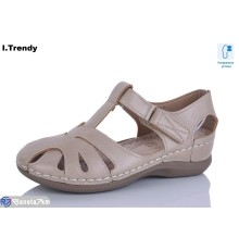 Босоніжки жіночі на літо (8 пар р.36-41) коричневий  "Trendy"