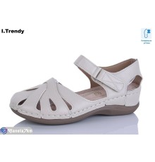 Босоніжки жіночі на літо (8 пар р.36-41) бежевий  "Trendy"