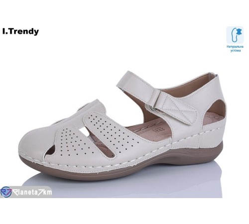 Босоніжки жіночі на літо (8 пар р.36-41) бежевий  "Trendy"