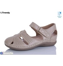 Босоніжки жіночі на літо (8 пар р.36-41) коричневий  "Trendy"