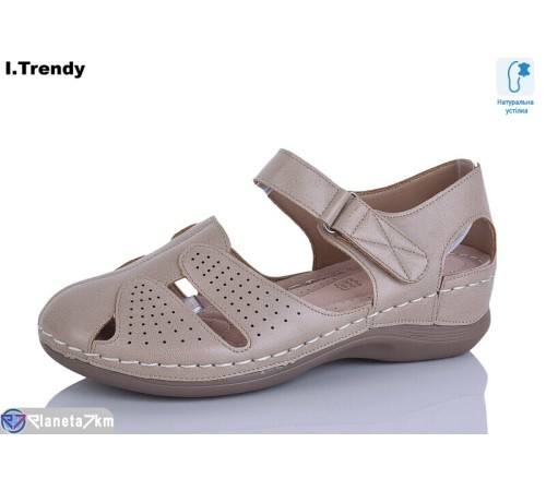 Босоніжки жіночі на літо (8 пар р.36-41) коричневий  "Trendy"