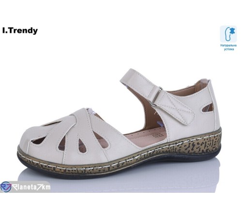 Босоніжки жіночі на літо (8 пар р.36-41) бежевий  "Trendy"