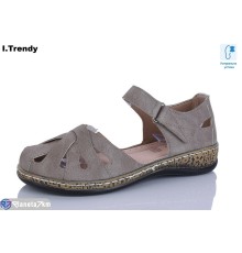 Босоніжки жіночі на літо (8 пар р.36-41) коричневий  "Trendy"