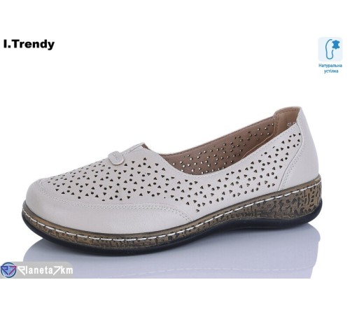 Туфлі жіночі на літо (8 пар р.36-41) бежевий  "Trendy"