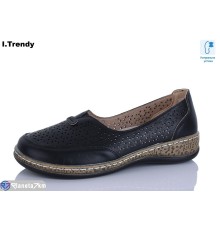 Туфлі жіночі на літо (8 пар р.36-41) чорний  "Trendy"