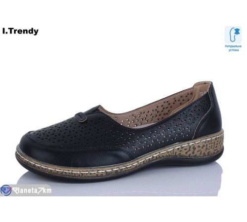 Туфлі жіночі на літо (8 пар р.36-41) чорний  "Trendy"