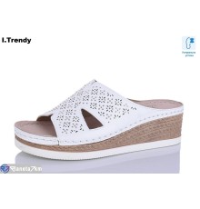 Шлепки жіночі на літо (8 пар р.36-41) білий  "Trendy"