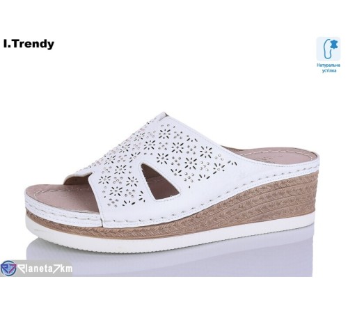 Шлепки жіночі на літо (8 пар р.36-41) білий  "Trendy"