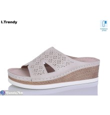 Шлепки жіночі на літо (8 пар р.36-41) бежевий  "Trendy"