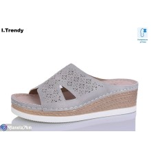 Шлепки жіночі на літо (8 пар р.36-41) бежевий  "Trendy"