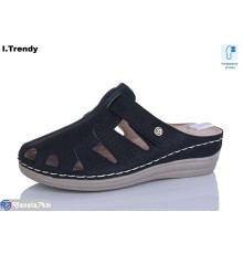 Шлепки жіночі на літо (8 пар р.36-41) чорний  "Trendy"