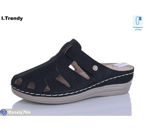 Шлепки жіночі на літо (8 пар р.36-41) чорний  "Trendy"