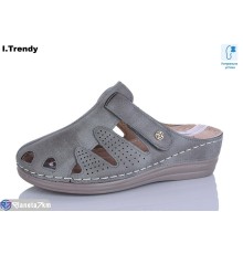 Шлепки жіночі на літо (8 пар р.36-41) сірий  "Trendy"
