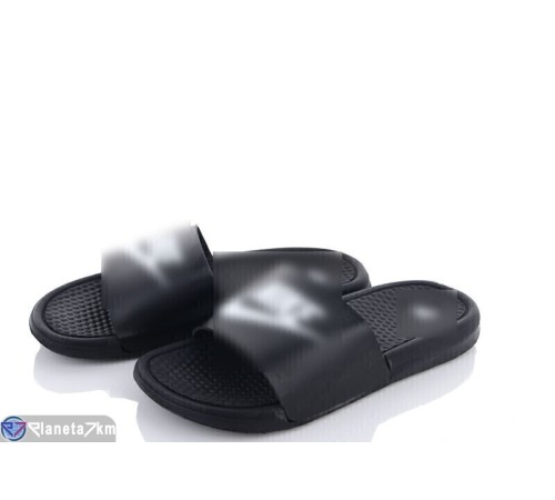 Шлепки на літо (8 пар р.36-40) чорний  "Gerda"