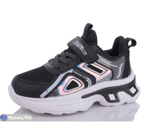 Дитячі кросівки на весну/осінь (8 пар р.26-31) чорний  "Laifakids"