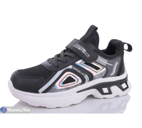 Дитячі кросівки на весну/осінь (8 пар р.32-37) чорний  "Laifakids"