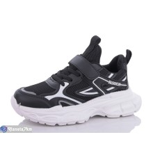 Дитячі кросівки на весну/осінь (8 пар р.32-37) чорний  "Laifakids"