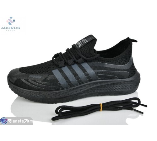 Кросівки чоловічі на весну/осінь (10 пар р.41-45) чорний  "Acorus"