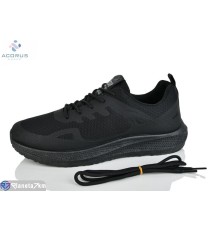 Кросівки чоловічі на весну/осінь (10 пар р.41-45) чорний  "Acorus"