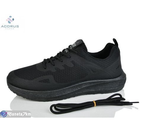 Кросівки чоловічі на весну/осінь (10 пар р.41-45) чорний  "Acorus"